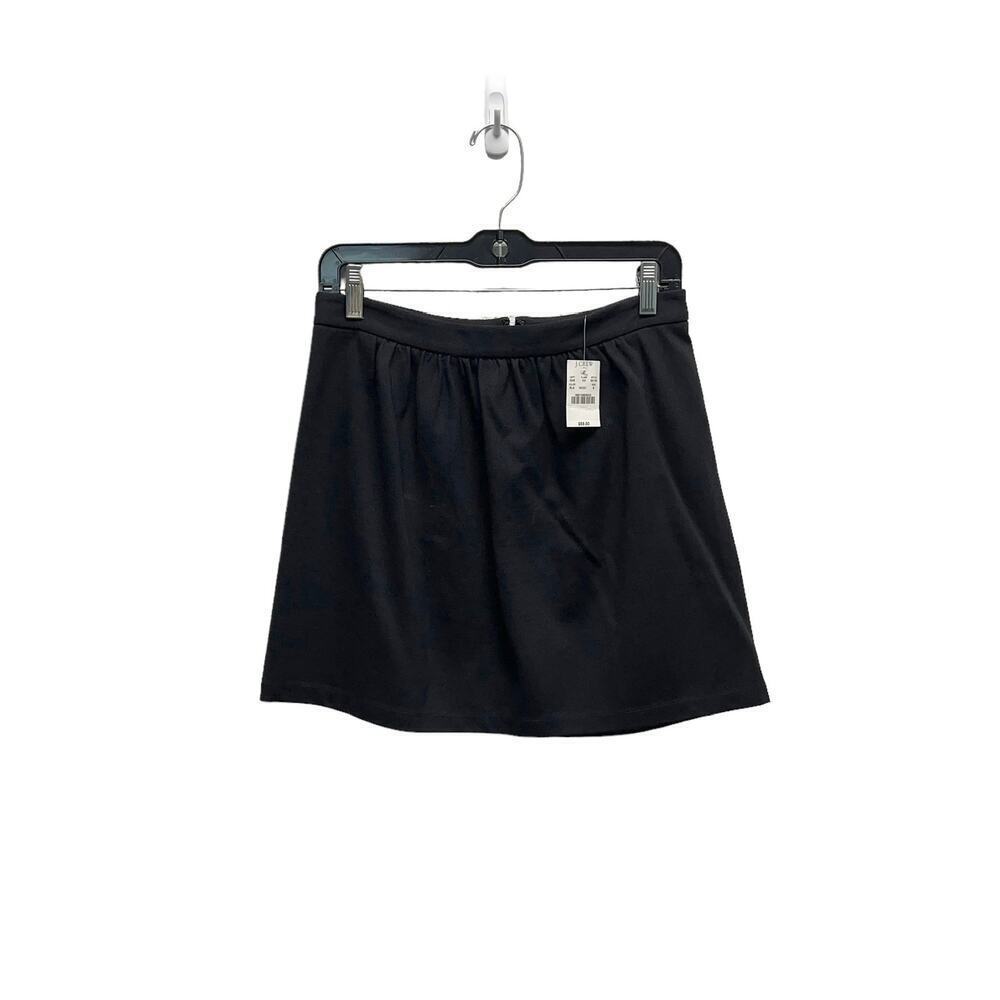 J.CREW Mini Skirt Black Womens Size 6 NWT